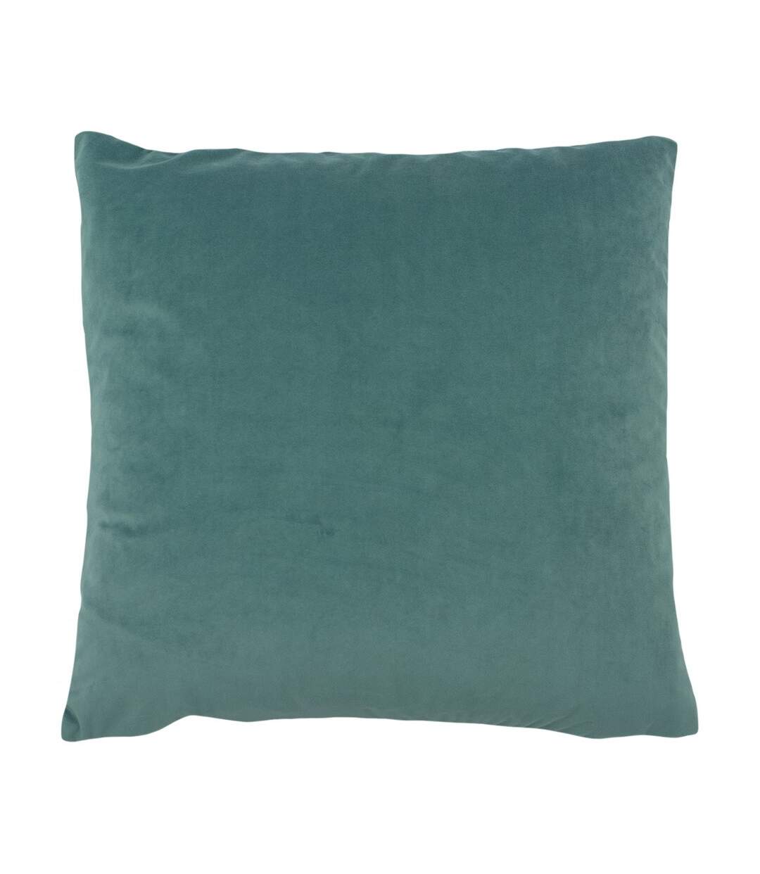 Flicker tiered fringe cushion cover 45 x 45 cm teal Furn