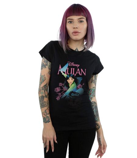 Disney - T-shirt MULAN MY OWN HERO - Femme (Noir) - UTBI16074