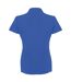 Henbury Womens/Ladies Micro-Fine Short Sleeve Polo Shirt (Royal)