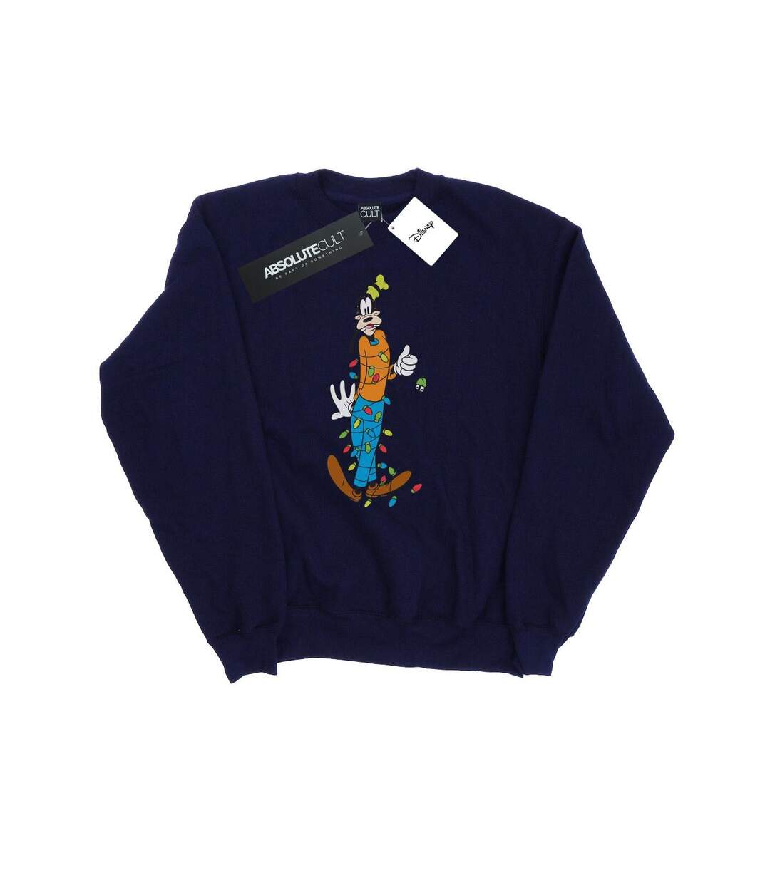 Disney Sweat Femme/Les femmes Goofy Christmas Lights (Bleu marine) - UTBI28113-1