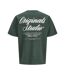 T-Shirt vert homme jack & jones norrebro-2