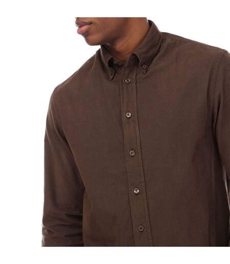 Mens Owen Shirt Brown Boss