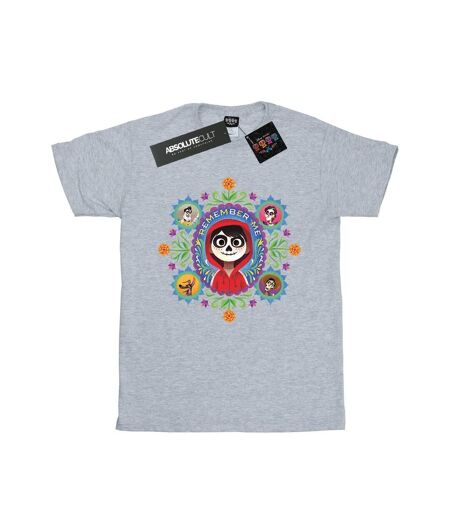Disney - T-shirt COCO REMEMBER ME - Femme (Gris chiné) - UTBI16430