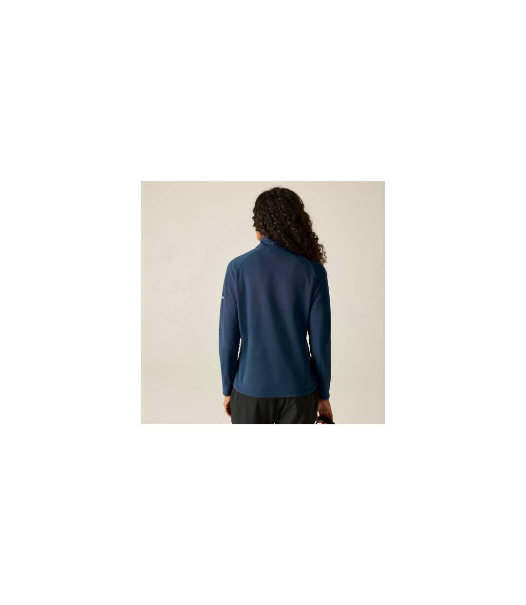 Haut Polaire Uni À Col Montant Zippé Freeform Femme Bleu Marine Dare 2B-1