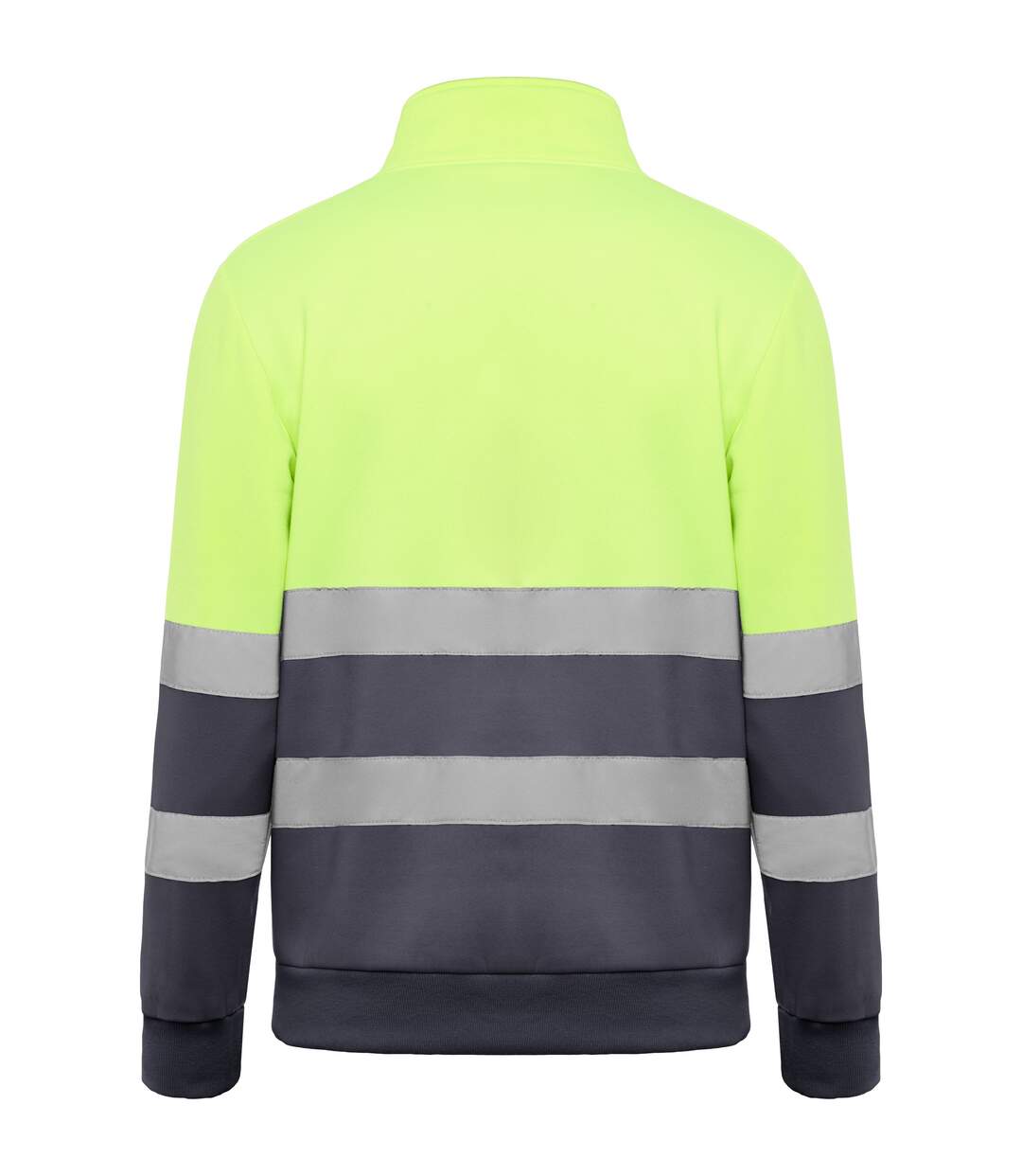 Sweat Spica Adulte Plomb Jaune Fluo Roly Workwear-2