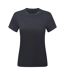 T-shirt Ion-charge Femme Bleu Marine Français TriDri-1