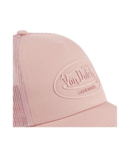 Casquette baseball avec filet en sergé de coton et patch Rubber Logo Vondutch