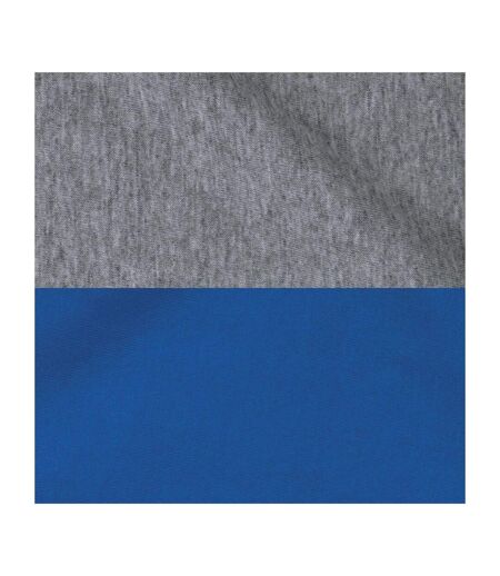 Unisex Adult Colour Block Nublend Hoodie Oxford Royal Blue Jerzees
