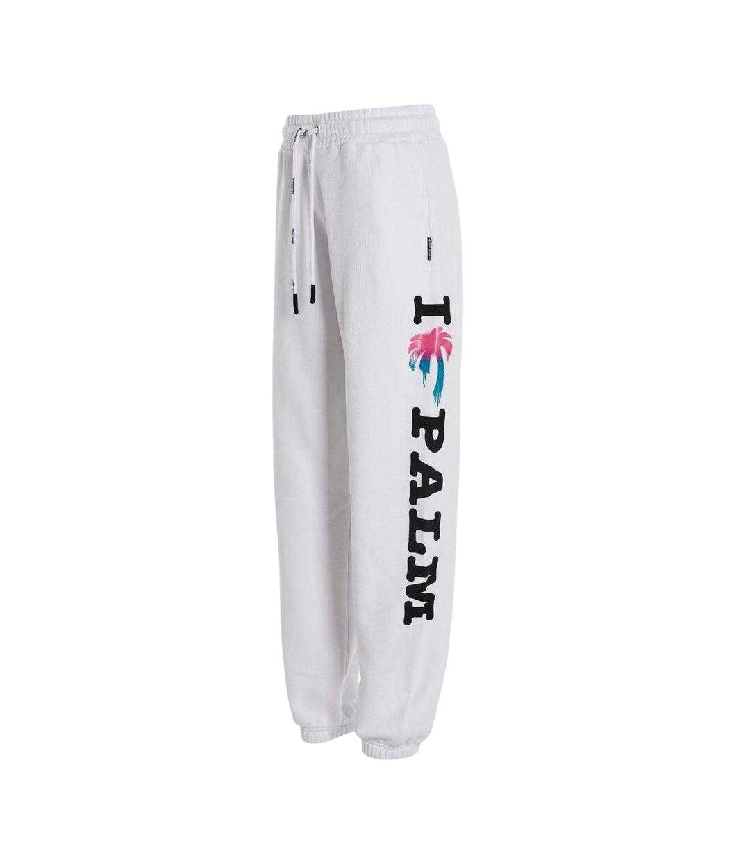 Unisex Adult I Love Pa Jogging Bottoms White Palm Angels-3