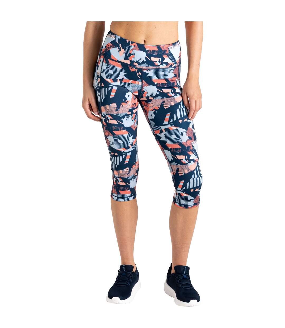 Womens/ladies Influential Ii Geometric 3/4 Length Leggings Multicoloured Regatta-1