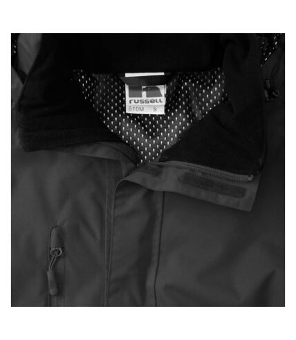 Jerzees Colors Mens Premium Hydraplus 2000 Water Resistant Jacket (Titanium)