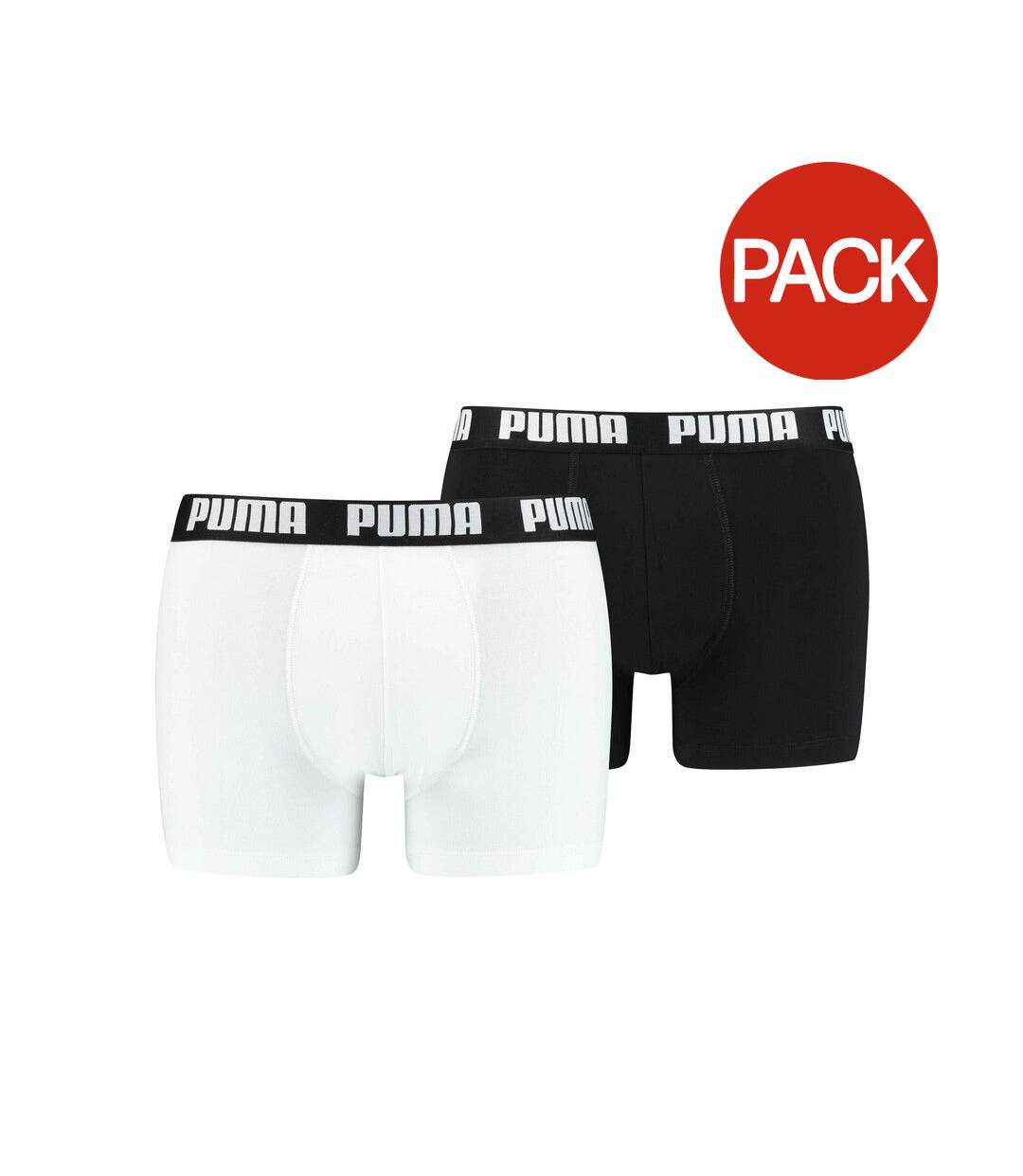 Boxers basic homme noir / blanc Puma-1