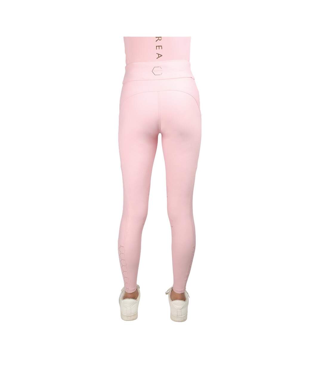 Collant d´équitation cranshaws femme rose pâle Coldstream