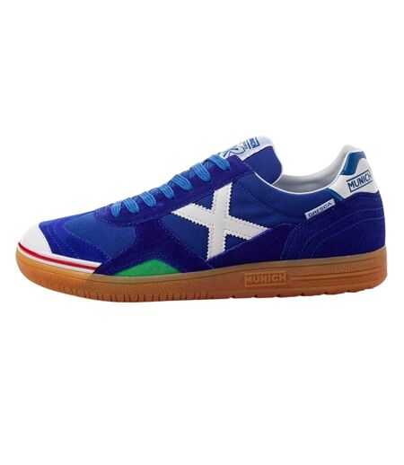 Chaussures De Foot En Salle Motif/style Signature Gresca Homme Bleu Blanc Munich