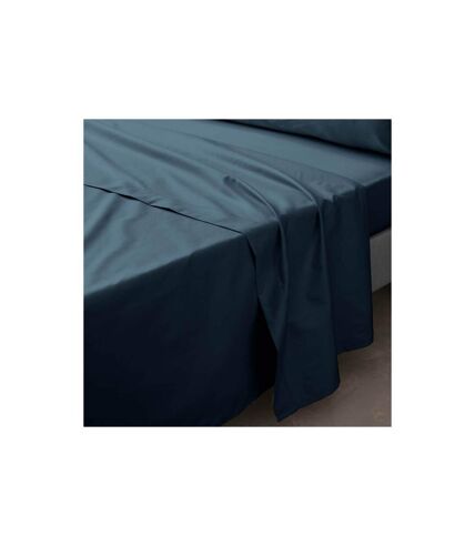 Drap Plat Percaline 240x300cm Bleu Nuit