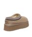 Womens/ladies Wonga Leather Slippers Sand EverAu-2