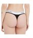 String noir femme calvin klein jeans thonggs 0000f3786e - xs-2