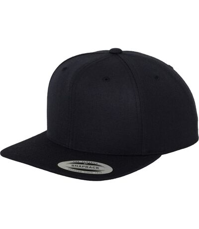 Yupoong Mens The Classic Premium Snapback Cap (Dark Gray)