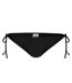 Womens/ladies Side Tie Bikini Bottoms Black Zoggs-2