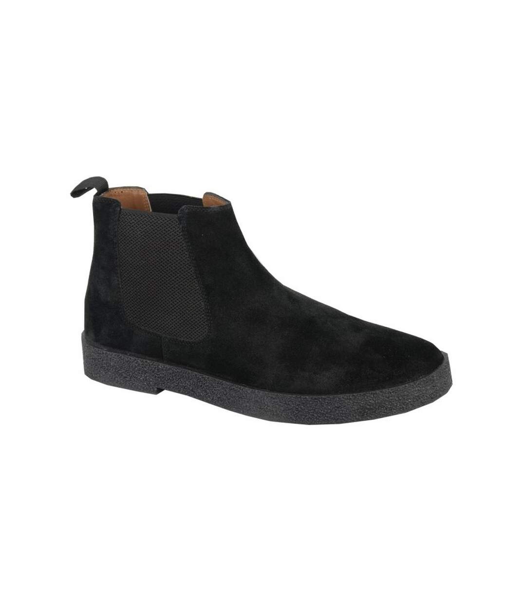 Bottines Style Uni Homme Noir Roamers-1