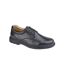 Roamers Mens Leather Shoes (Black) - UTDF2040