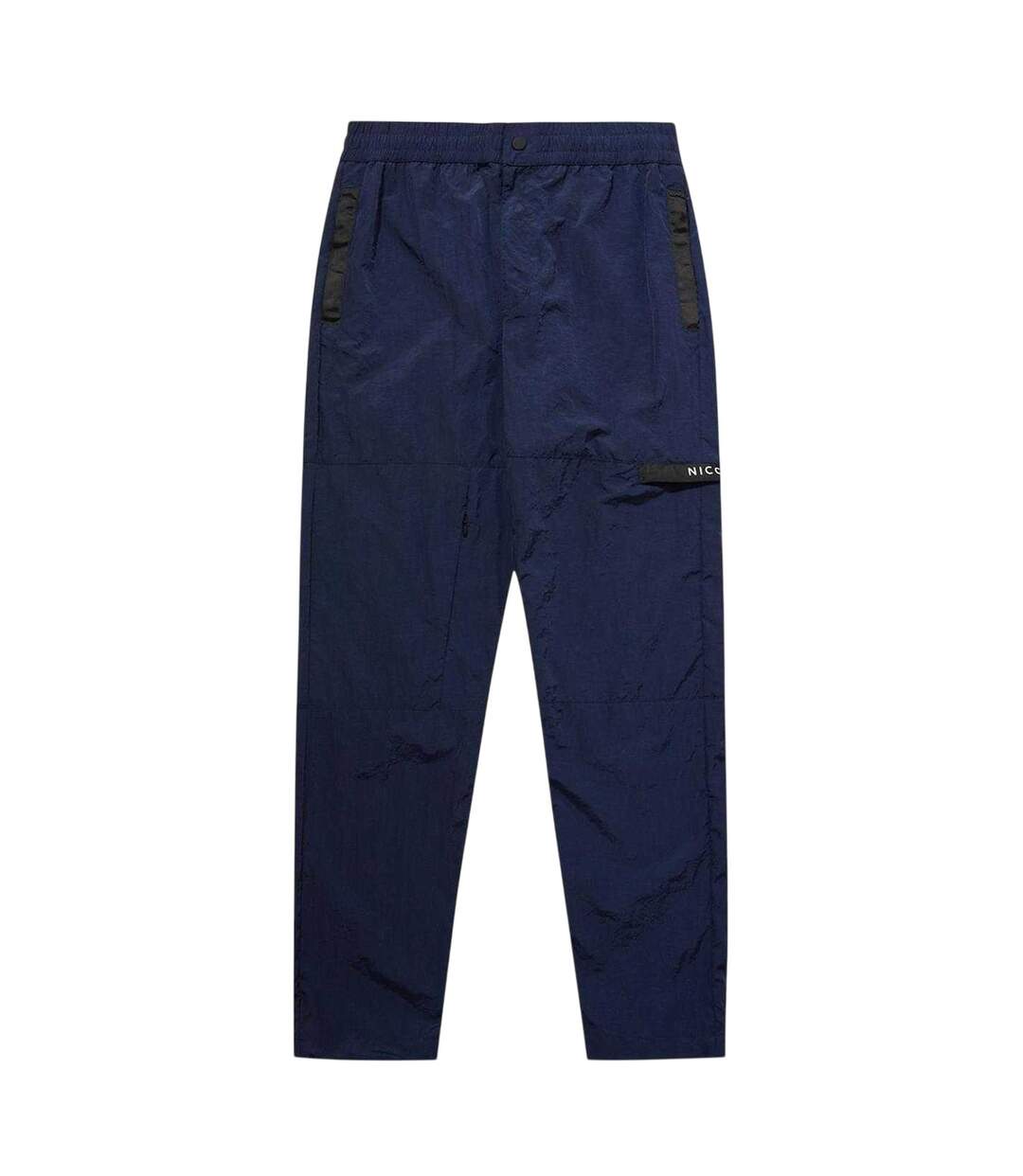 Mens Java Cargo Trousers Prussian Blue Nicce-2
