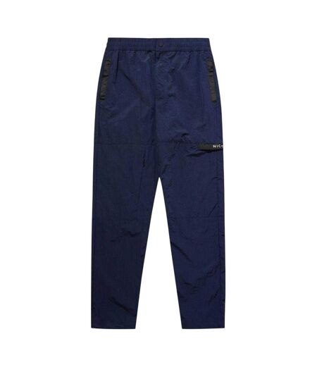 Mens Java Cargo Trousers Prussian Blue Nicce