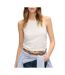 Débardeur blanc chiné femme superdry superdry ruched - l-1