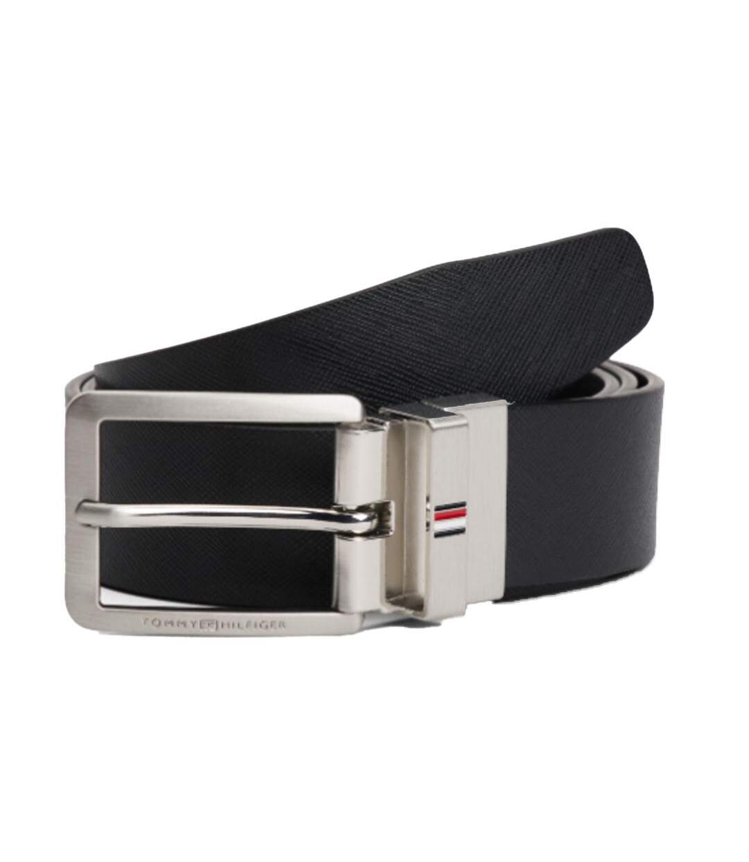 Coffret cadeau ceinture réversible noir homme tommy hilfiger business-2
