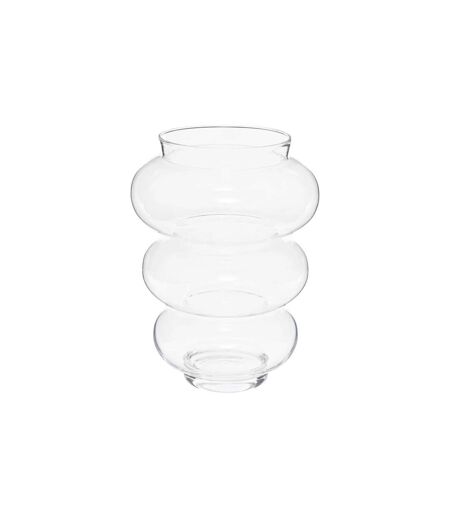 Vase Double en Verre Matali 36cm Vert