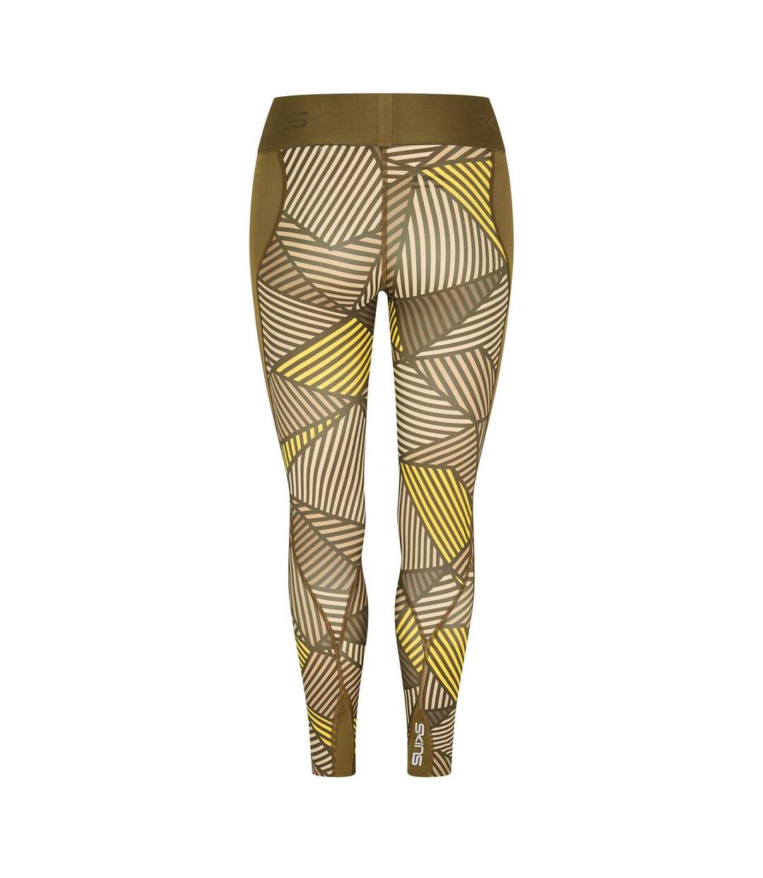 Legging 7/8 Femme Vert Skins-2