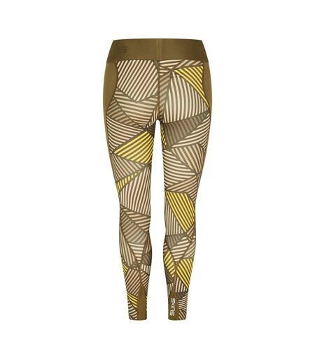 Legging 7/8 Femme Vert Skins