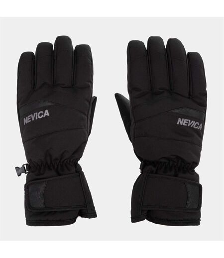 Gants De Ski Motif/style Logo Meribel Adulte Noir Nevica