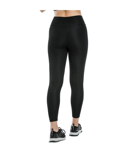 Womens/ladies cross front leggings black Lookus