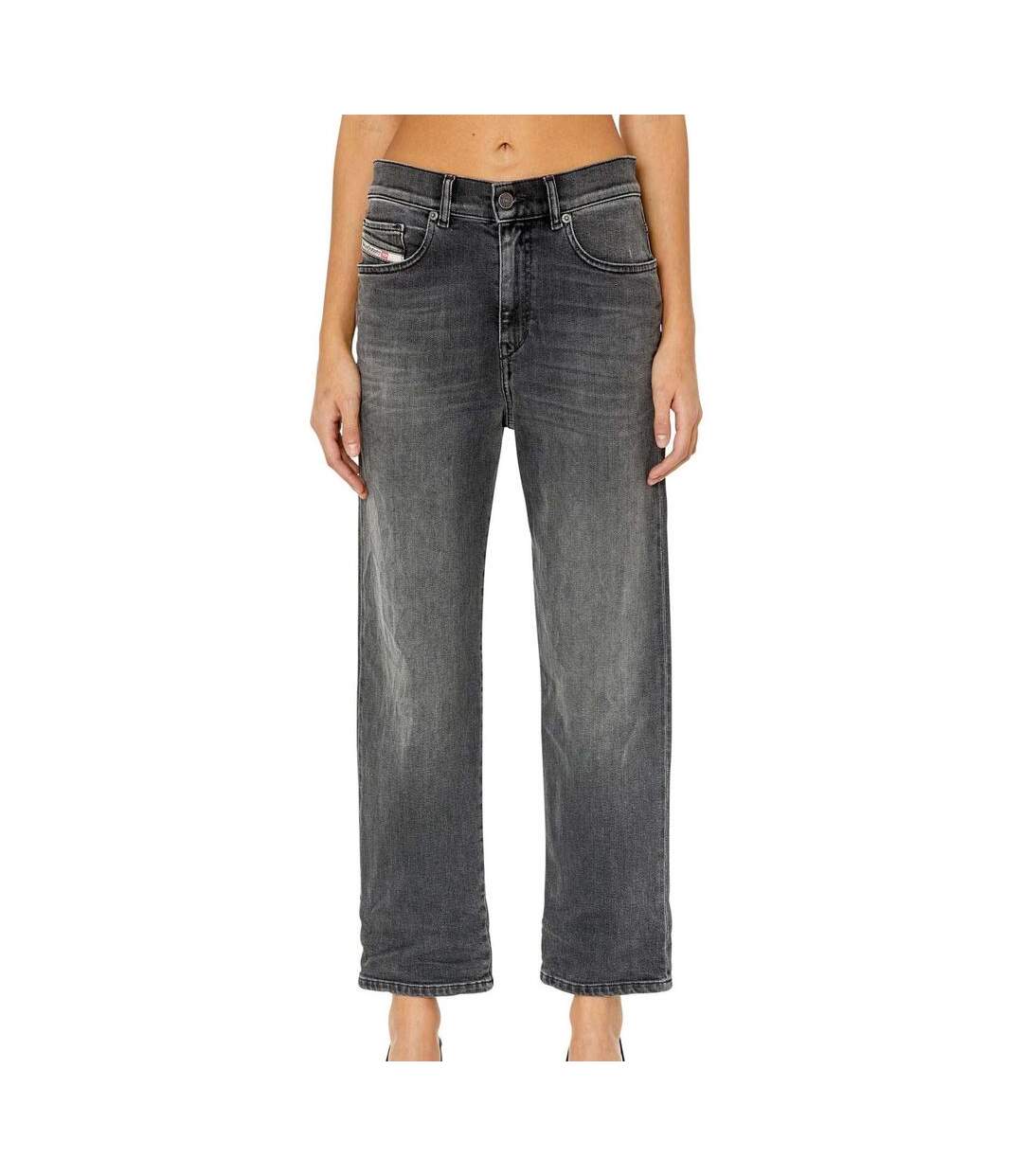 Jean Regular Fit Gris Femme Diesel 2016 D - W25-L30