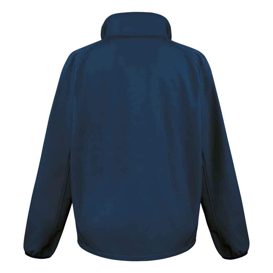 Mens printable soft shell jacket navy Result Core-2