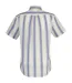 Chemise Manches Courtes Motif/style À Rayures Homme Vieux Bleu Délavé Gant-2