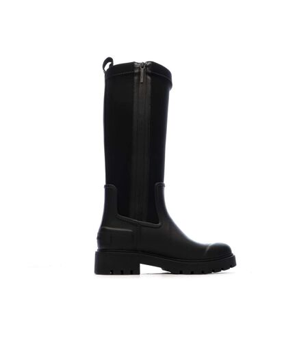 Bottes noir femme calvin klein jeans high rainboot neopre