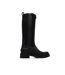 Bottes noir femme calvin klein jeans high rainboot neopre-2