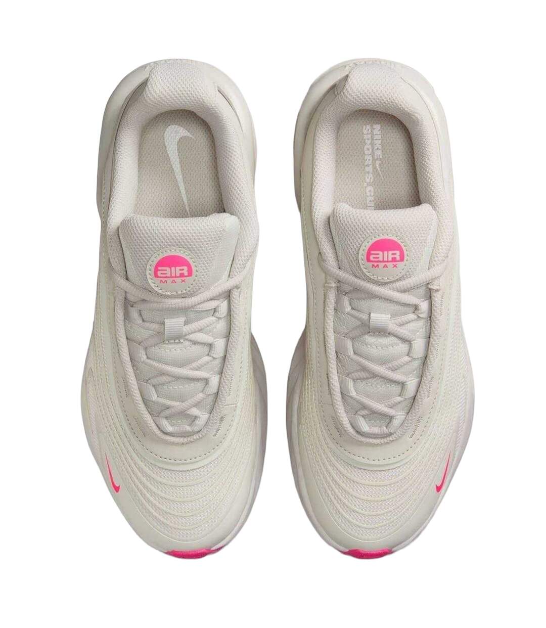 Womens/ladies Air Max Fire Trainers Bone Pink Nike-4