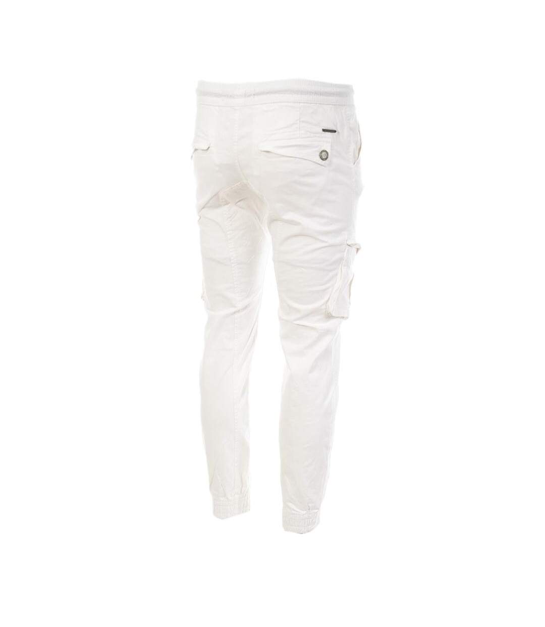 Pantalon Blanc Homme Paname Brothers JORDAN - L