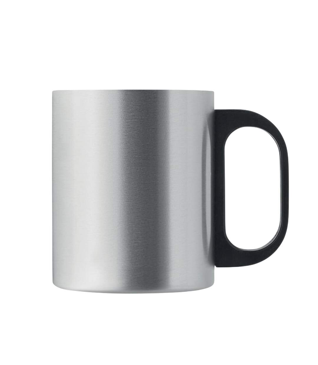 Taniss double wall 300ml mug one size matt silver MidOcean-2