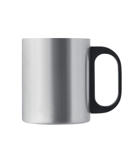 Taniss double wall 300ml mug one size matt silver MidOcean