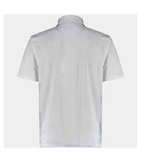 Polo homme blanc Kustom Kit