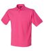 Polo à manches courtes homme fuchsia Henbury