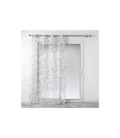 Rideau Voilage à Œillets Ancolie 140x240cm Blanc
