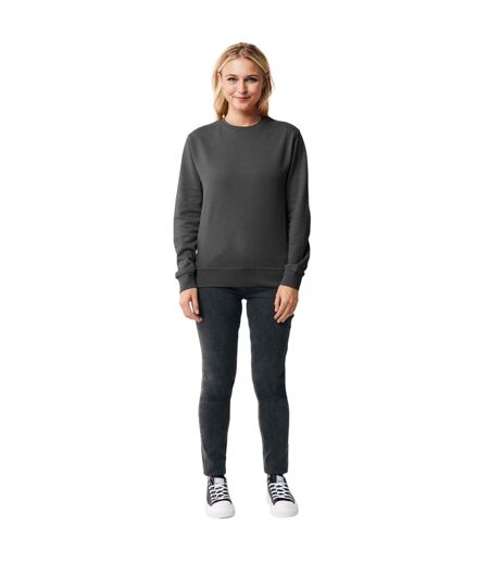 Unisex Adult Etosha Recycled Cotton Lightweight Sweatshirt Anthracite Iqoniq