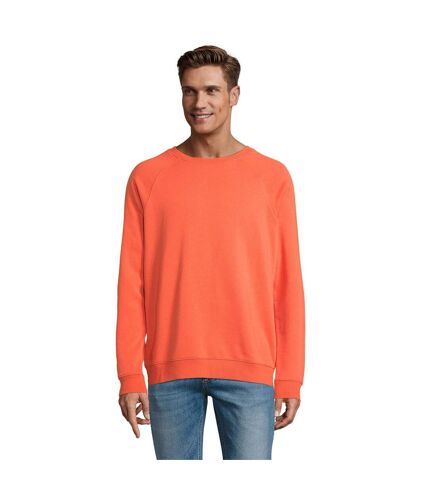 SOLS Unisex Adult Space Raglan Sweatshirt (Burnt Orange) - UTPC4314
