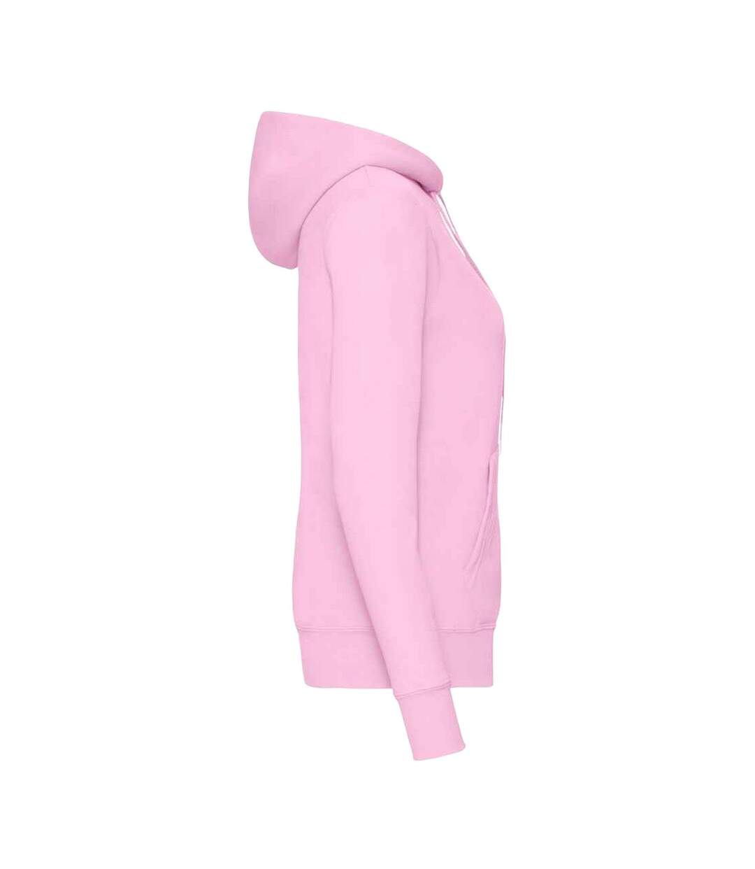 Classic lady fit hooded sweatshirt light pink Fruit of the Loom-3