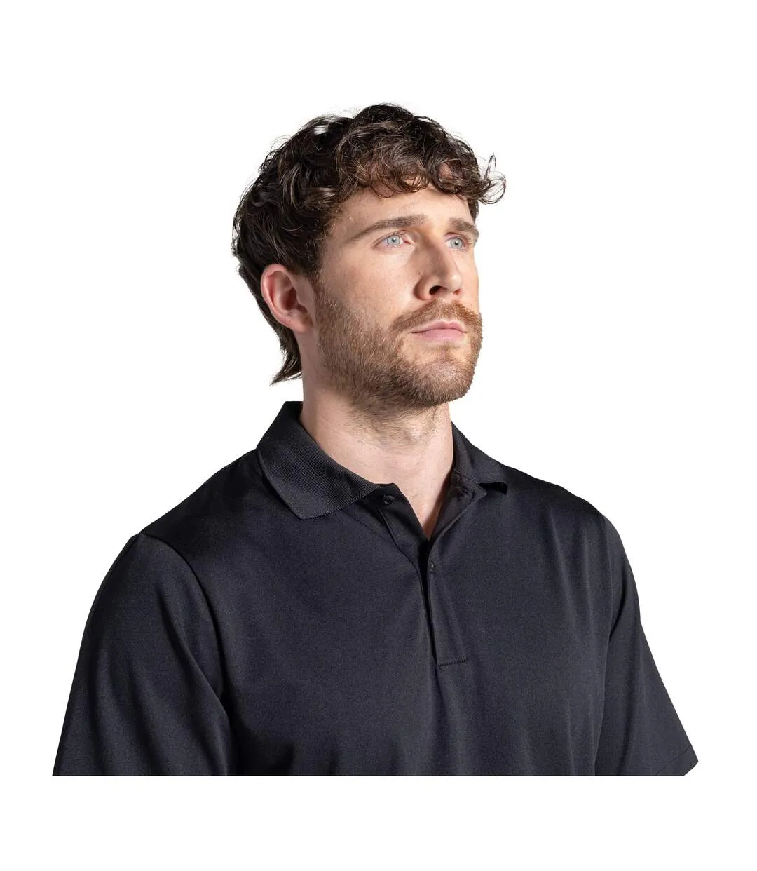 Mens Expert Basecamp Wicking Polo Shirt Black Craghoppers-4